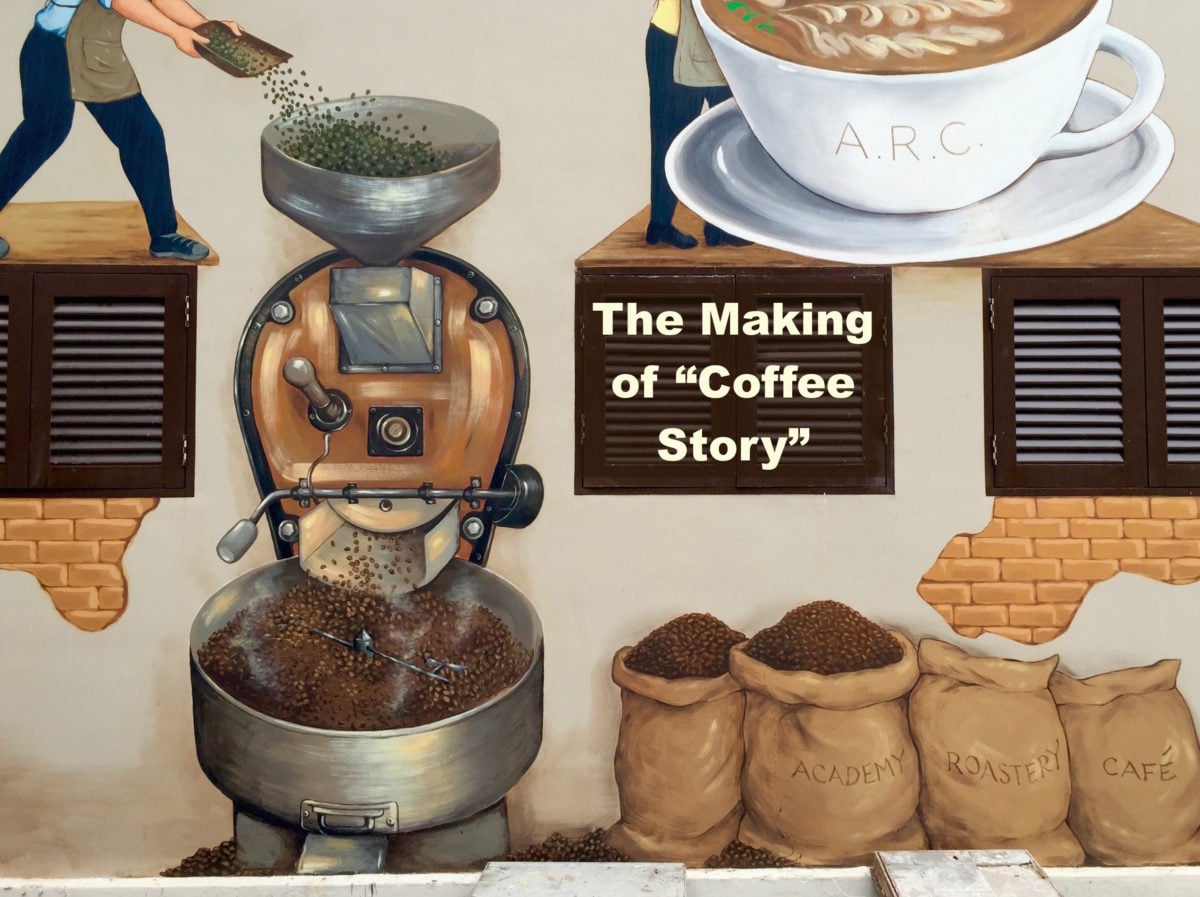 The Making of “Coffee Story” Mural