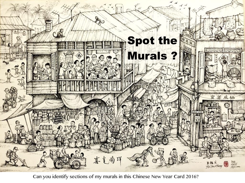 All Murals Greeting Card