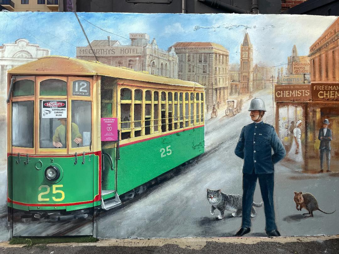 A stroll down old Barrack Street, Perth